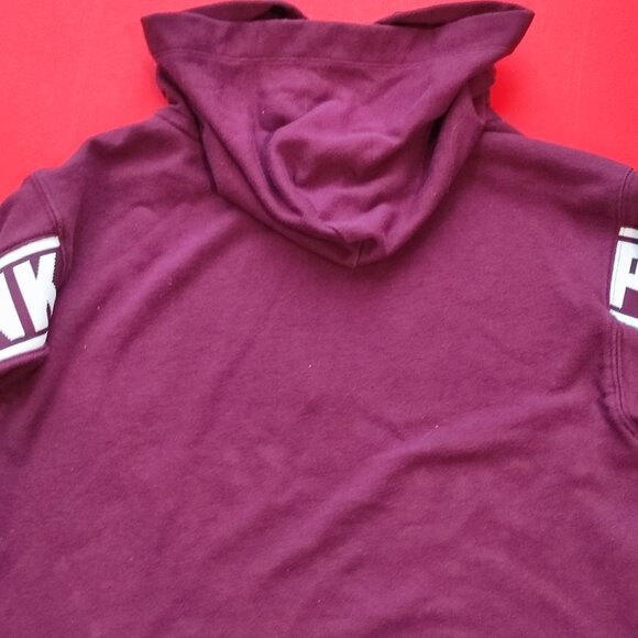 PINK Victoria's Secret hoodie 1/4 zipper purple women's size XS - Picture 4 of 5